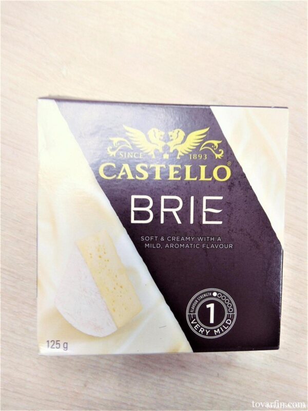Сыр мягкий Castello Brie с белой плесенью 50% 125 г
