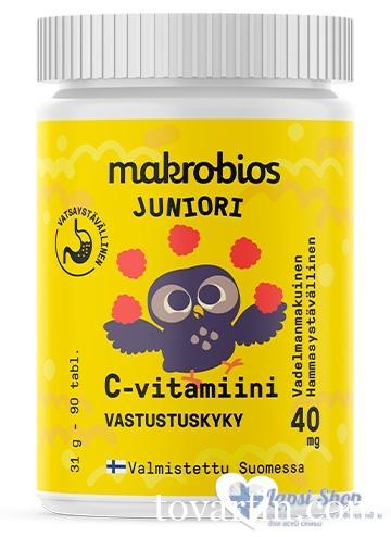 Витамин C Makrobios Junior 40 мг 90 шт