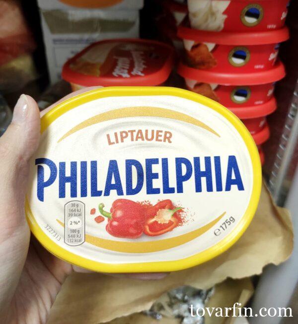 Мягкий сыр Philadelphia Филадельфия Сладкий перец 175 г