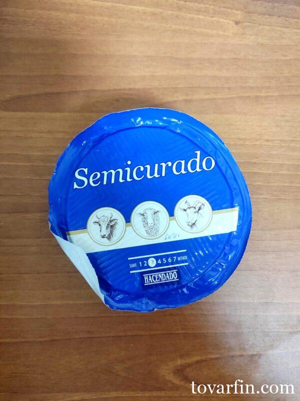 Сыр из 3 видов молока Semicurado Hacendado Семикурадо