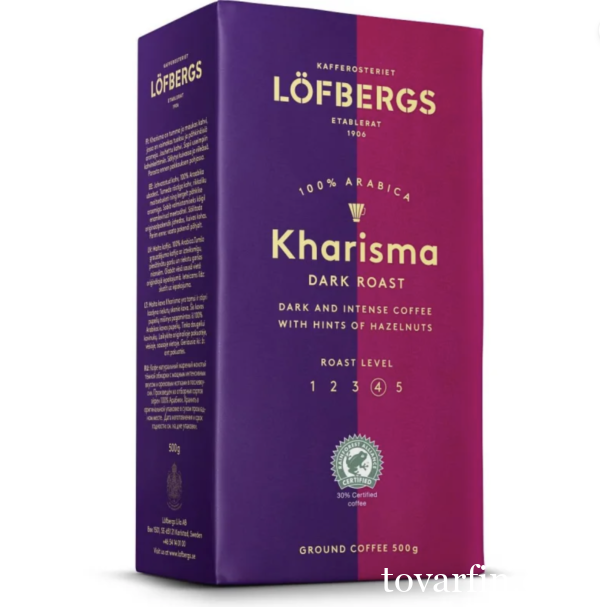 Кофе Lofbergs №4 Kharisma молотый 500 гр