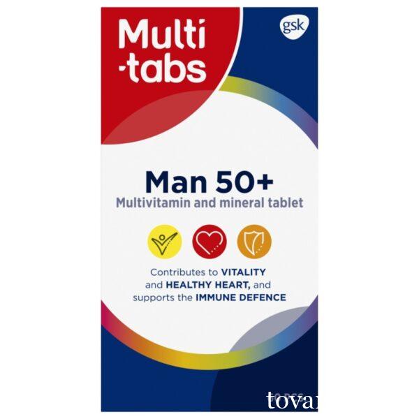 Витаминно-минеральный комплекс MultiTabs для мужчин 50 + 60 шт
