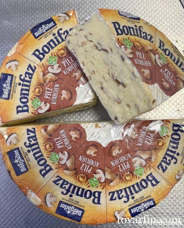 Сыр Bonifaz от Bergader Грибы (Бонифаций от Бергадер)