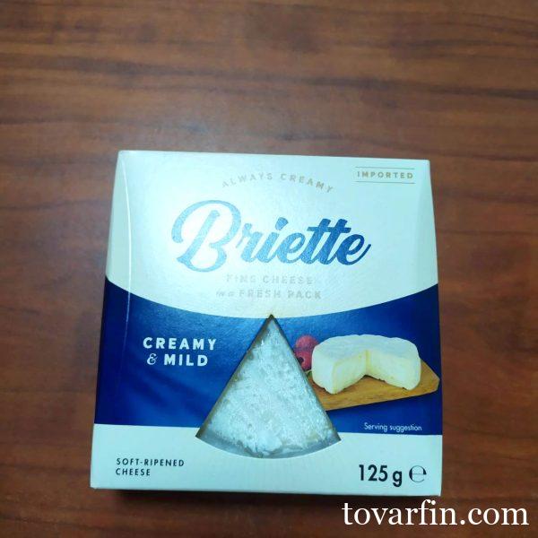 Мягкий сливочный сыр Бриет Briett Creamy and Mild 125 г